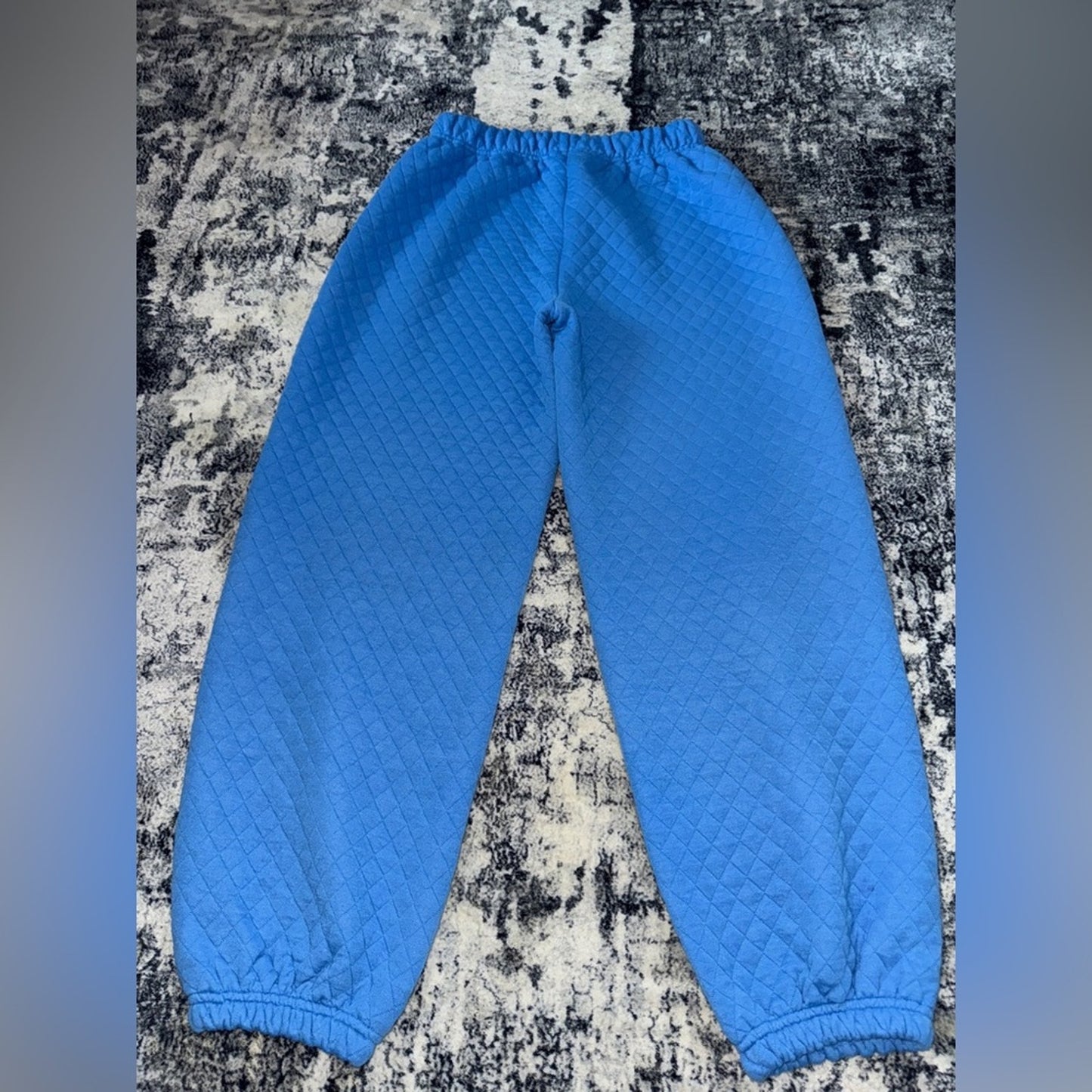 Pre-Owned Size 10 Princess Polly Blue Ara Bella Crop Tank Top & Sweatpants Set
