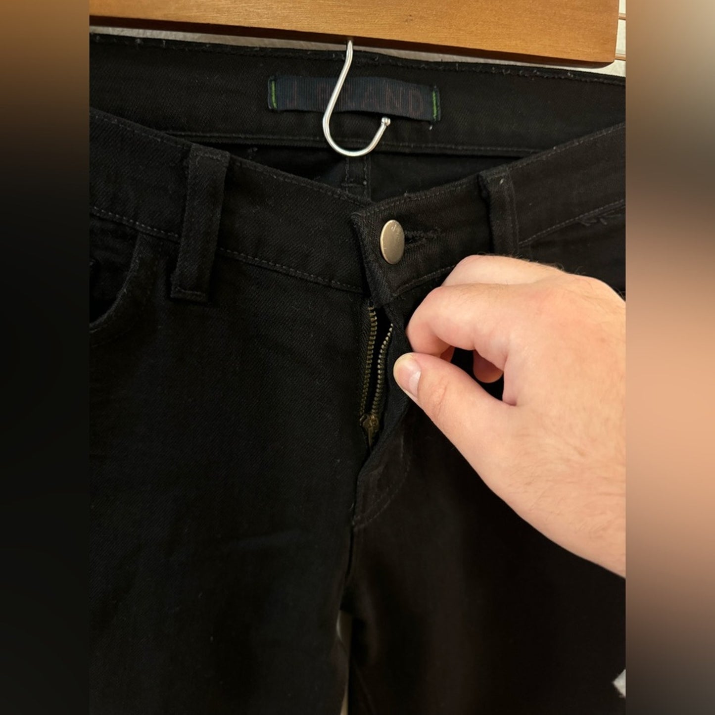 Pre-Owned Size 28 J Brand Black Low Rise Skinny Leg Jeans