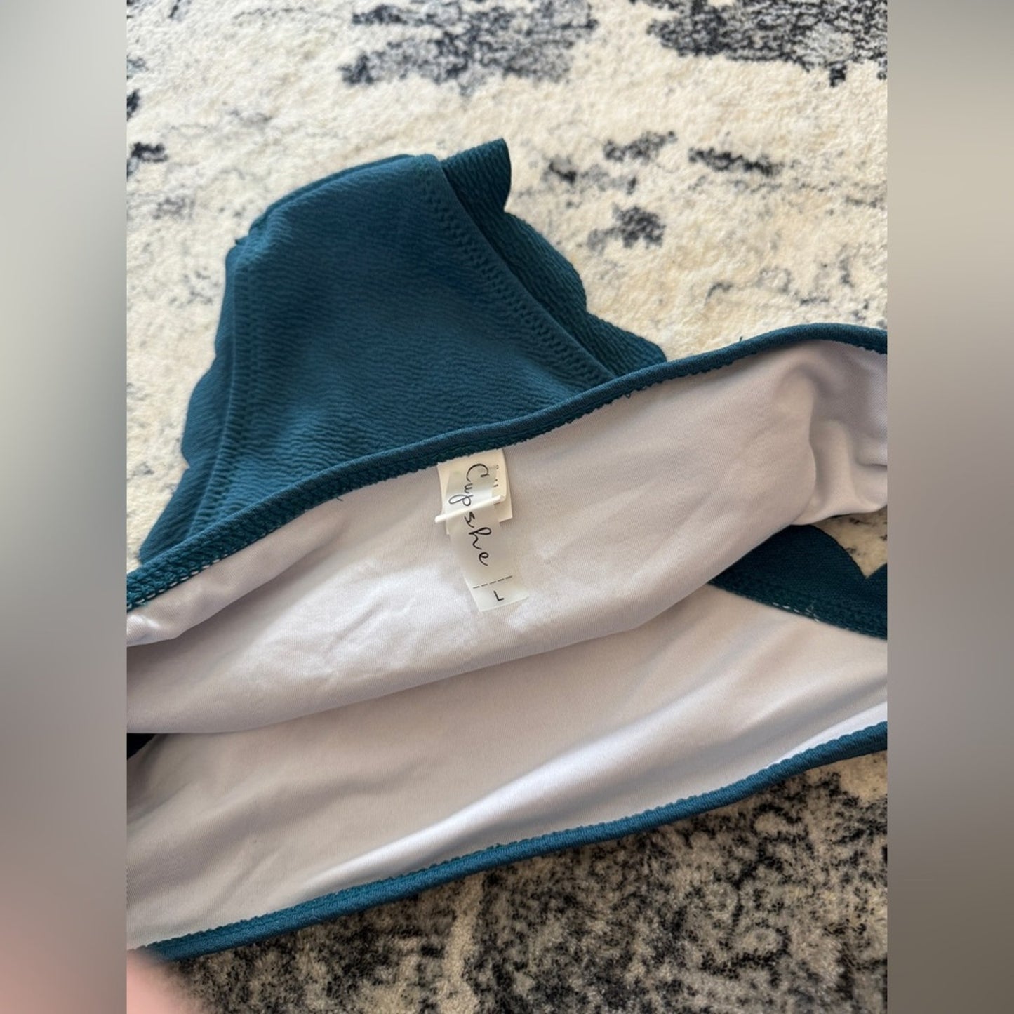 Pre-Owned LG Cupshe Teal Bikini Bottom