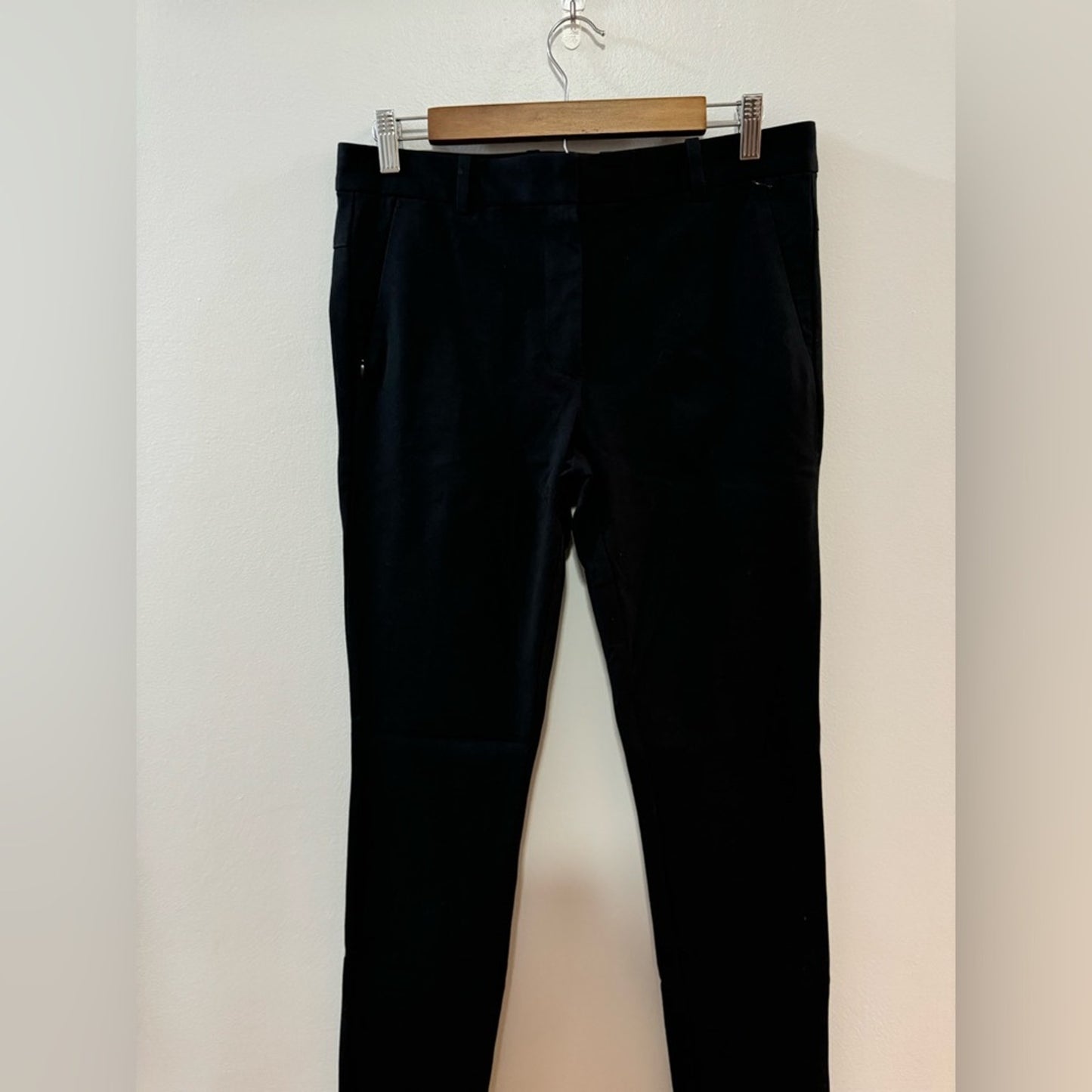 Pre-Owned Size 8 Regular Gap Black Stove Pipe Dress Pants