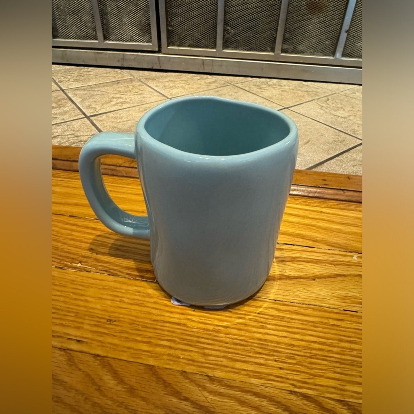 NWT Rae Dunn Hoppy Easter Green Mug