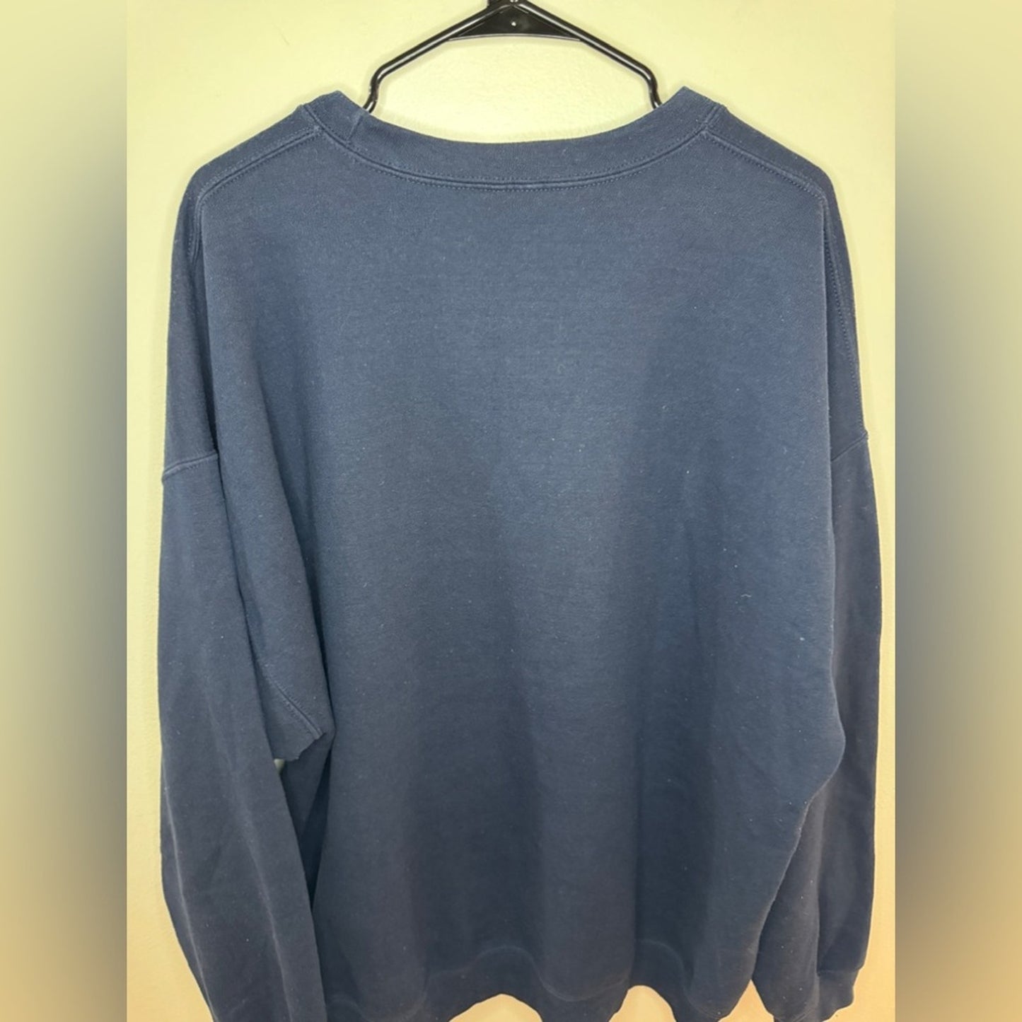 Pre-Owned XL Popular Girl Navy Blue New York Crewneck Shirt