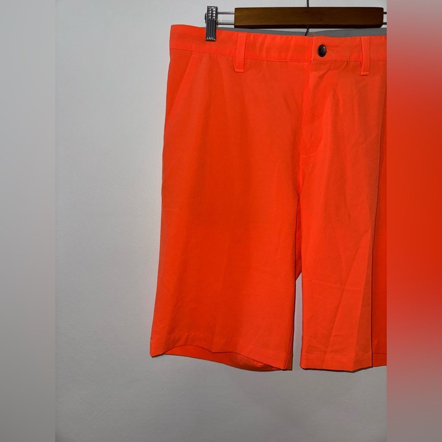 NWT Size 36 Adidas Orange Go-To Golf Short 11” Inseam in Wonder Clay