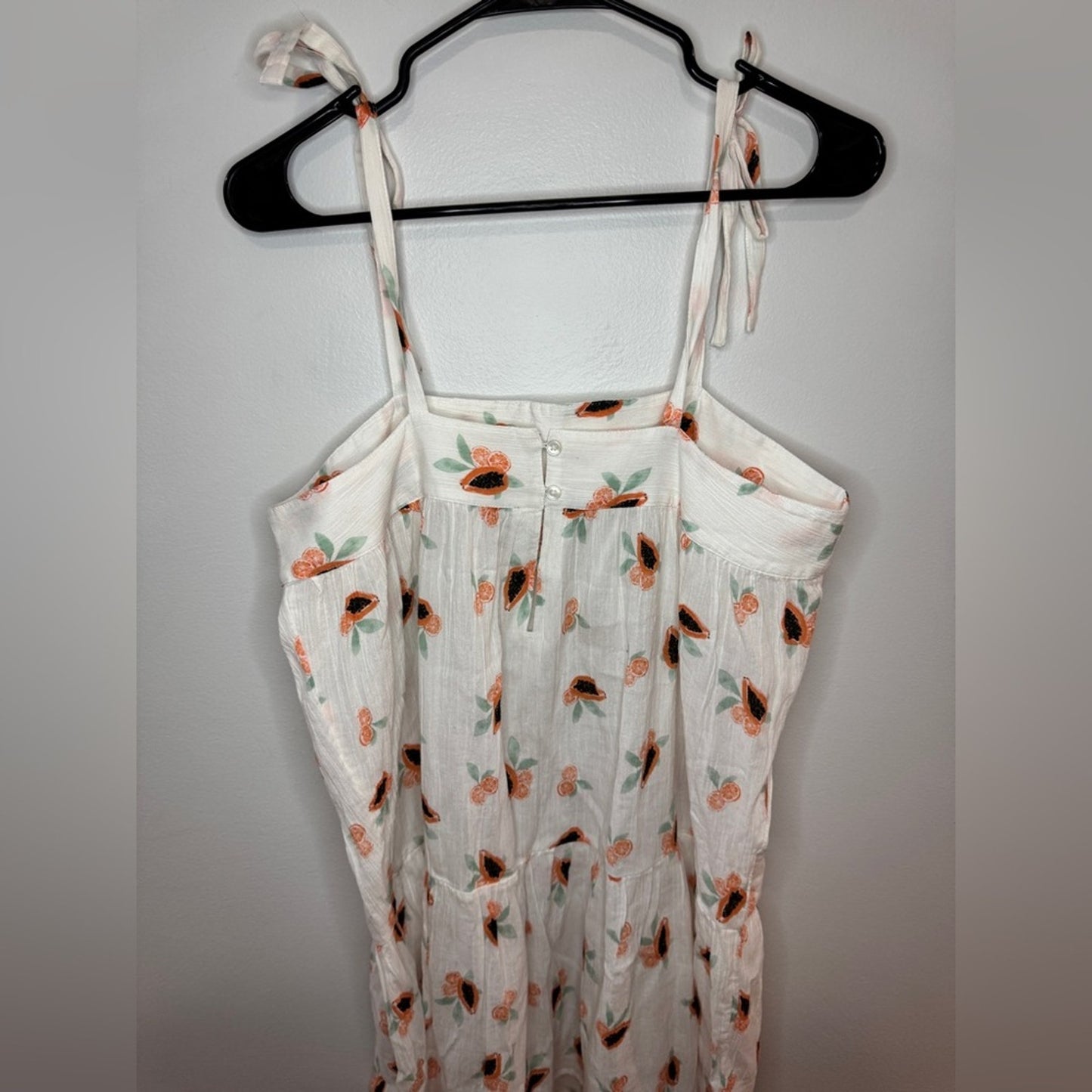 NWT MD LOFT Beach White Tie Top Dress