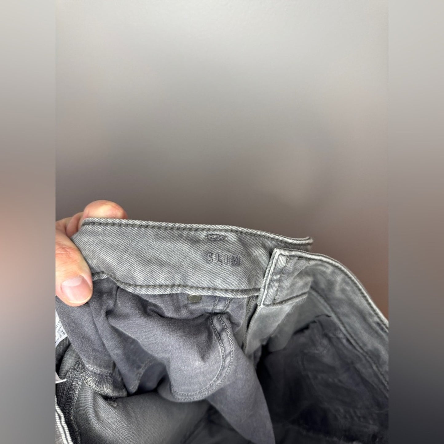 Pre-Owned W30xL34 American Eagle Grey Slim Jeans