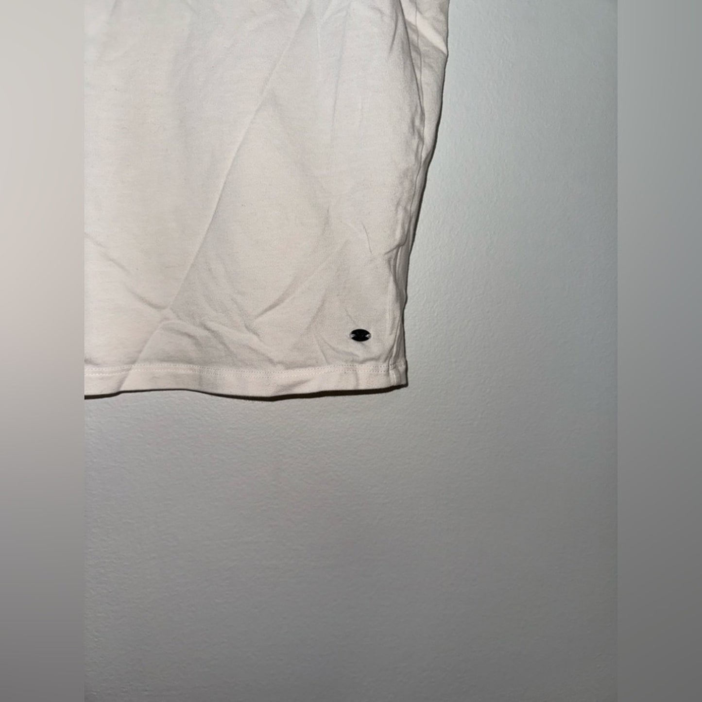 Pre-Owned LG American Eagle Cap Sleeve White T-Shirt