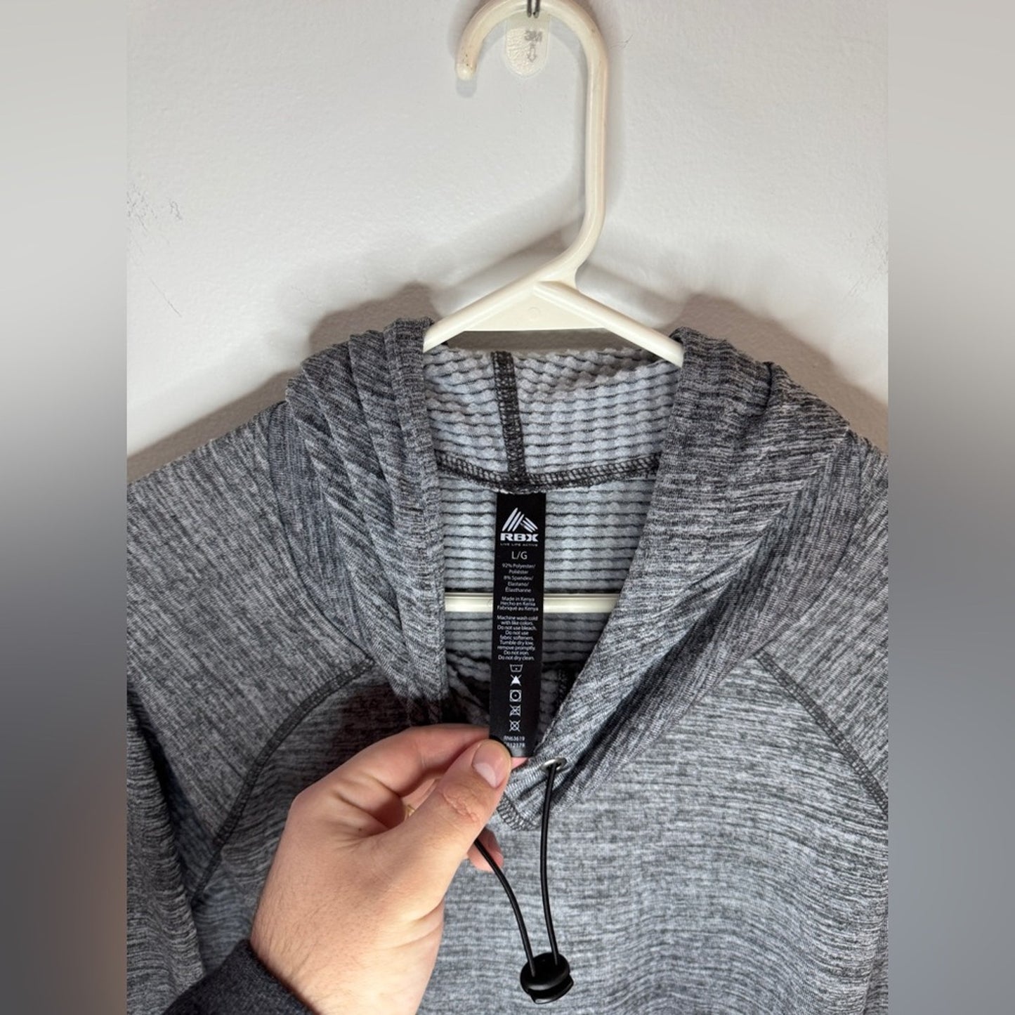 Pre-Owned LG RBX Dark Heather Grey Hoodie