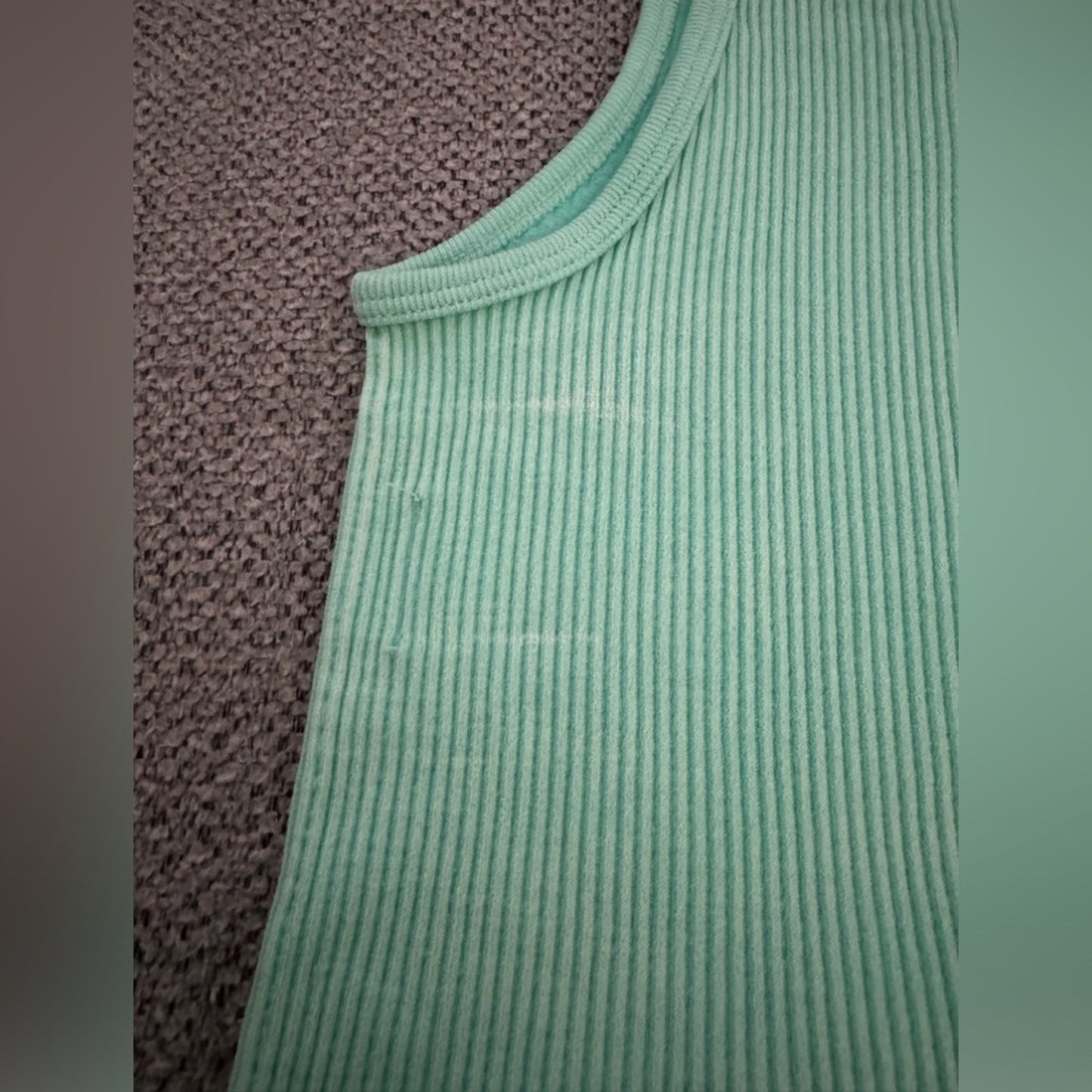 Pre-Owned MD Aeropostale Green Seriously Soft Tank Top