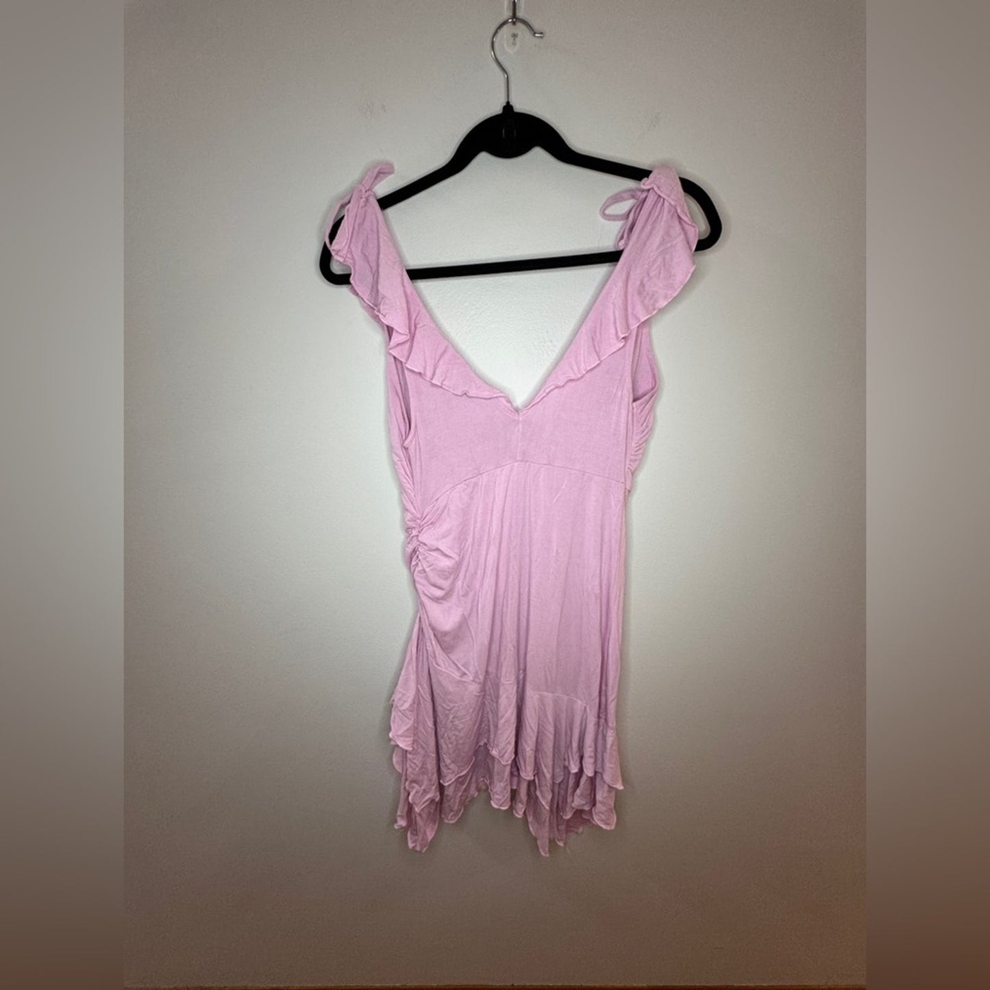 Pre-Owned SM Wild Fable Pink Front Tie Dress