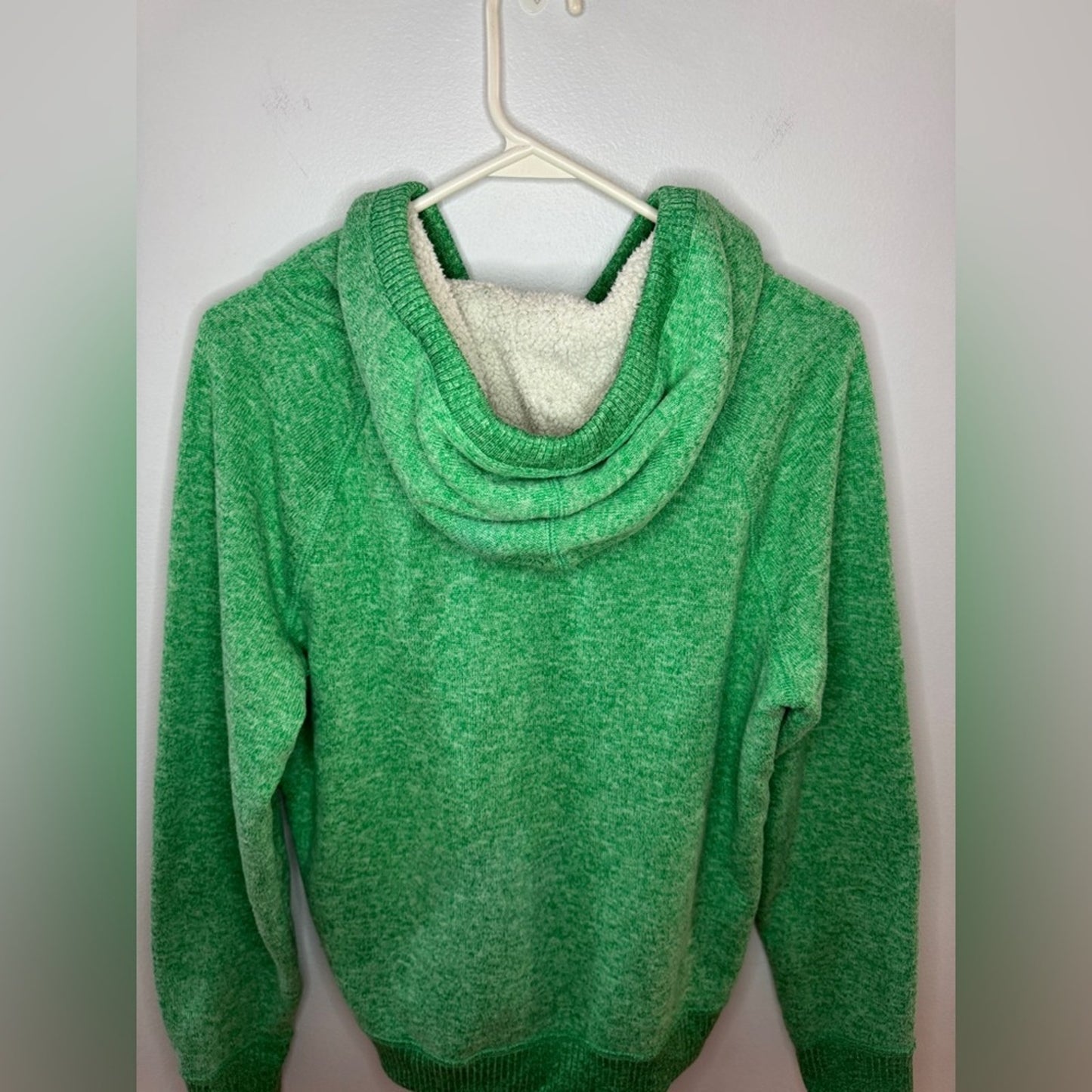 Pre-Owned XL American Eagle Green Knitted Zip-Up Hoodie