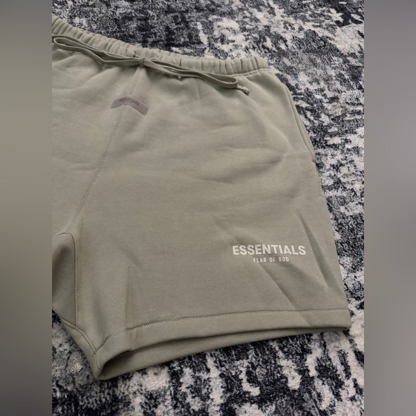 Pre-Owned XL Fear of God Essentials Seafoam Sweatshorts