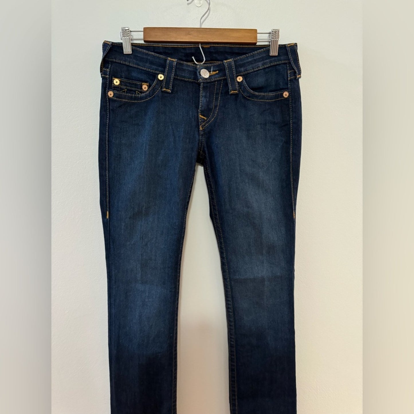 Pre-Owned W28xL33 True Religion Dark Blue Straight Jeans