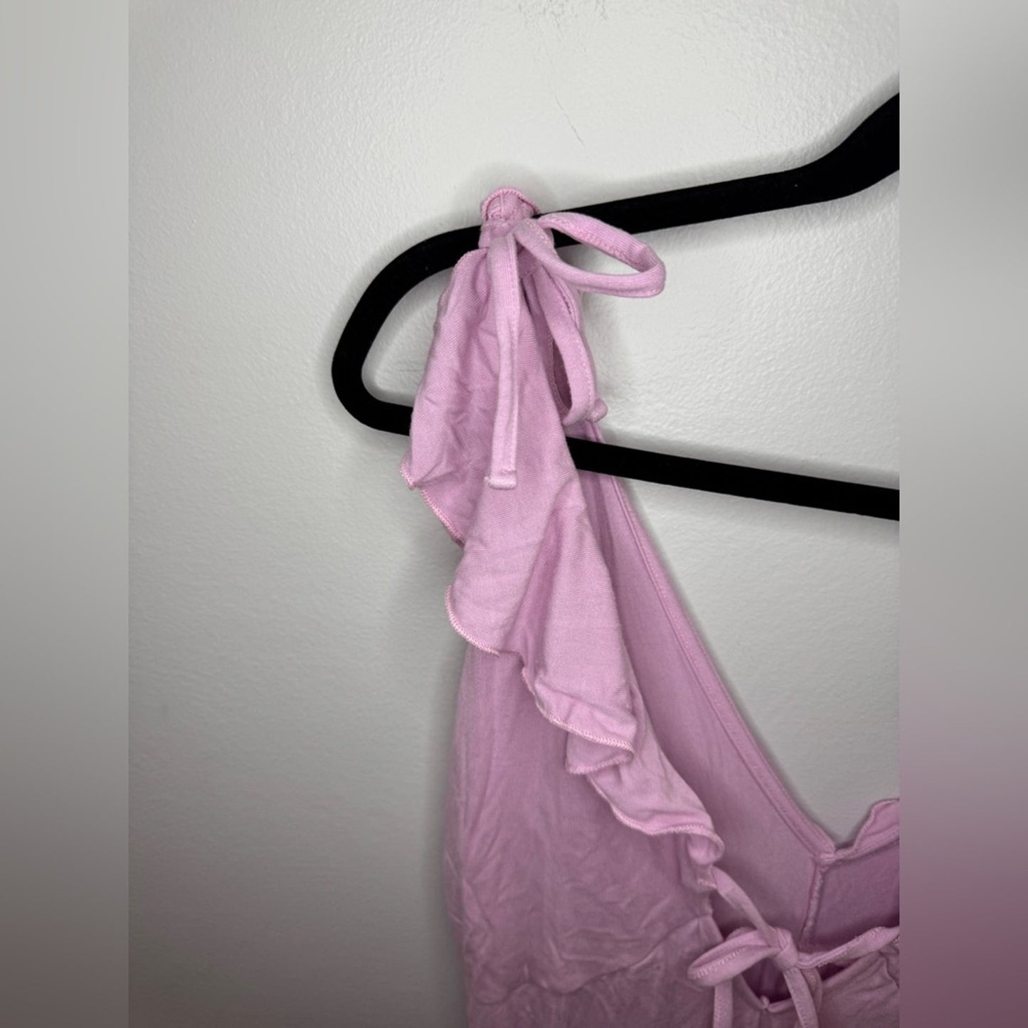 Pre-Owned SM Wild Fable Pink Front Tie Dress