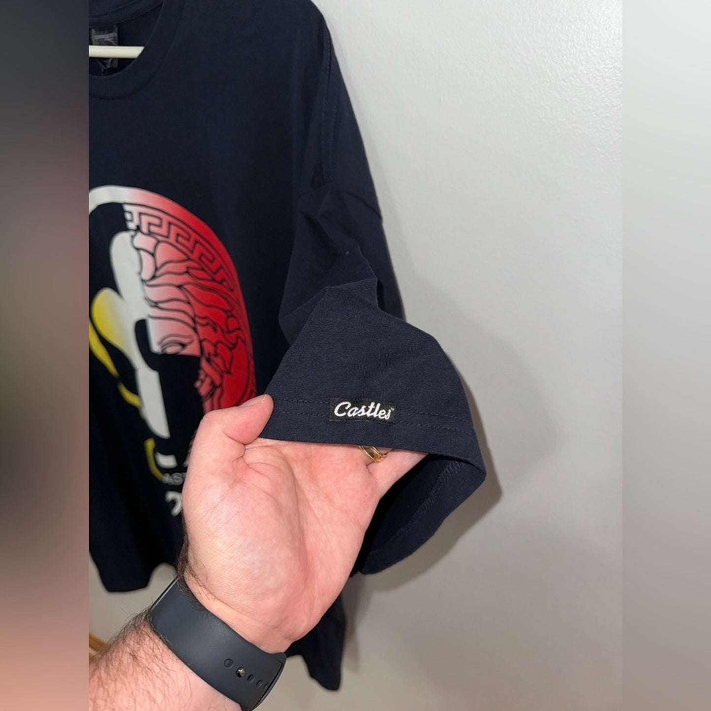 NWT XXL Crooks and Castles Navy Blue Graphic Logo T-Shirt