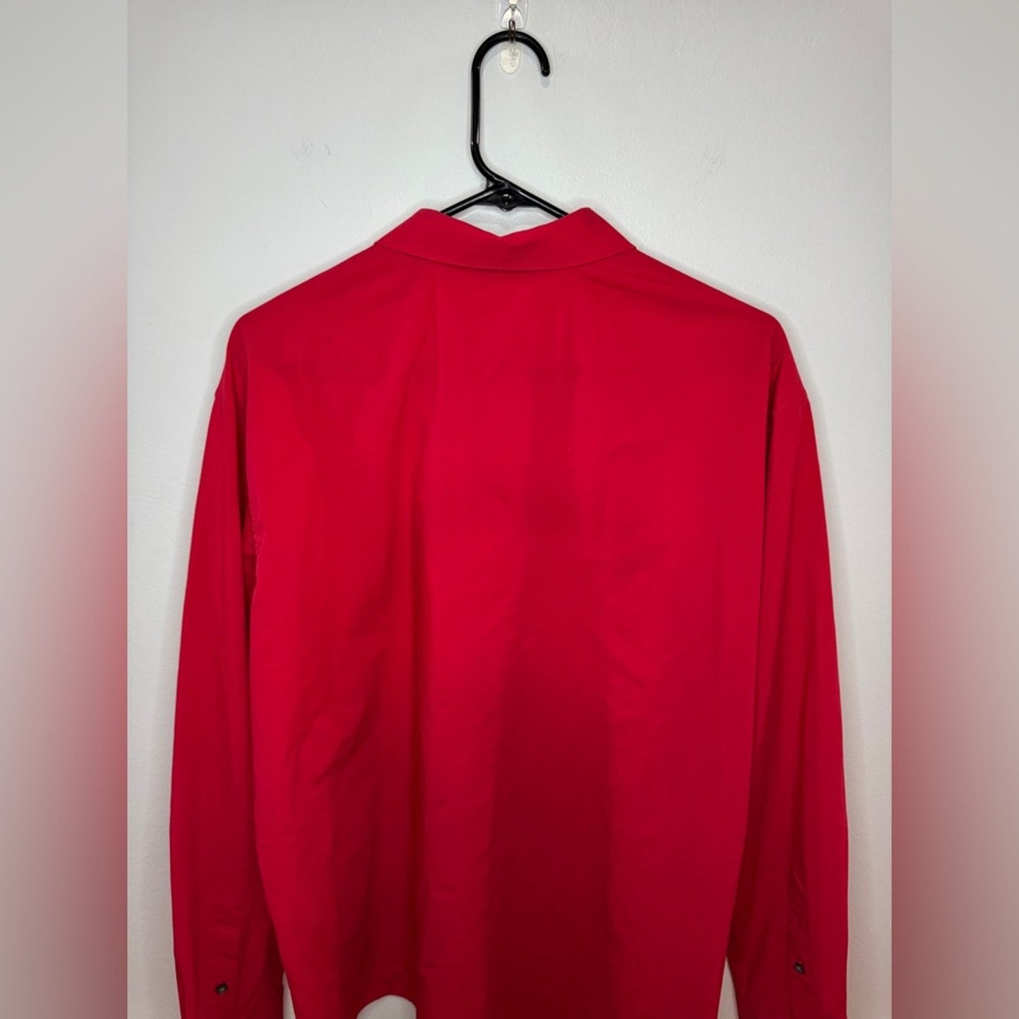 Pre-Owned XL Van Huesen Red Flex Button Up Shirt