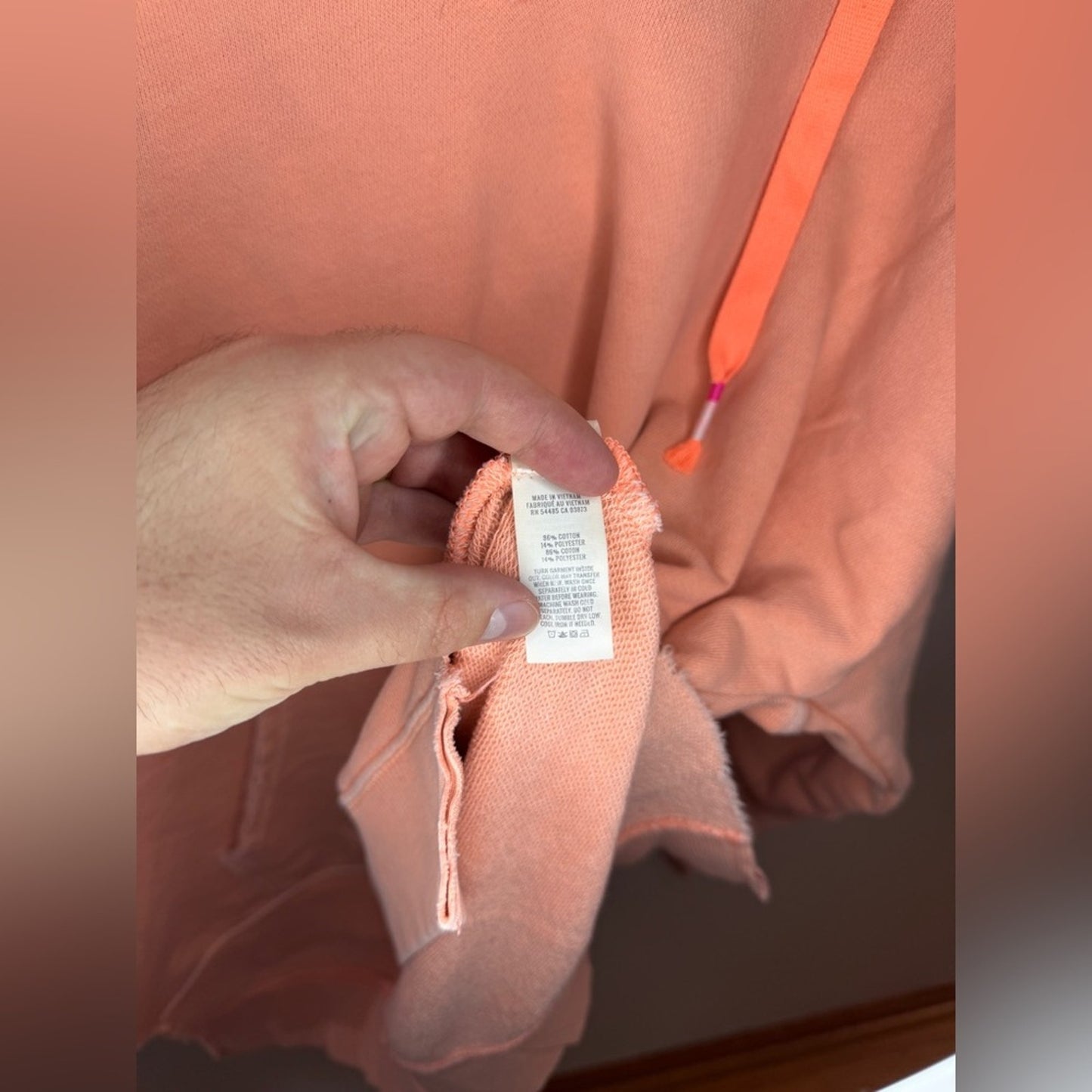 Pre-Owned MD Aerie Peach Oversized Hoodie