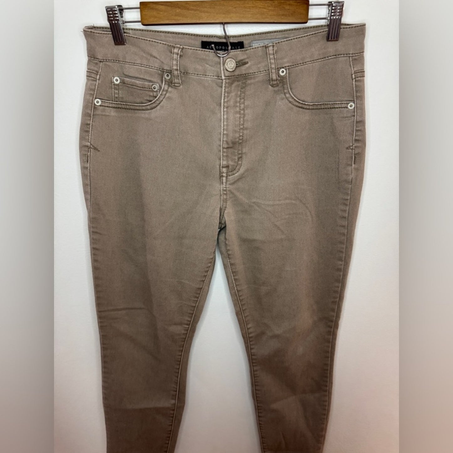 Pre-Owned Size 10 Regular Aeropostale Grey High Waisted Jeggings