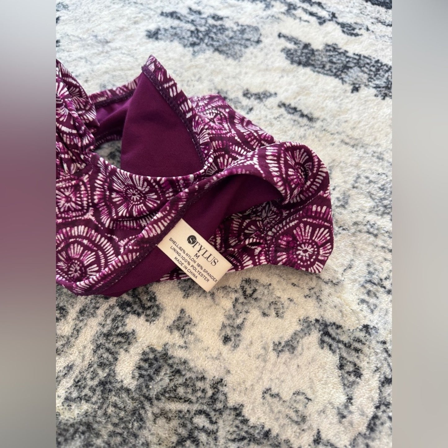 Pre-Owned MD Stylus Purple Bikini Bottom