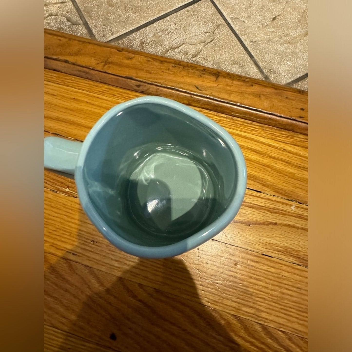 NWT Rae Dunn Hoppy Easter Green Mug