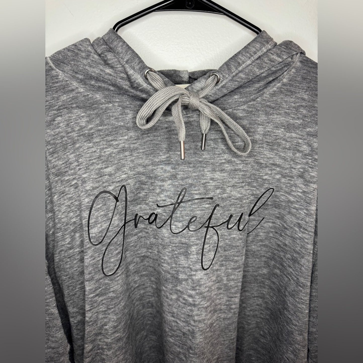 Pre-Owned LG C&C California Dark Heather Grey Grateful Lightweight Hoodie