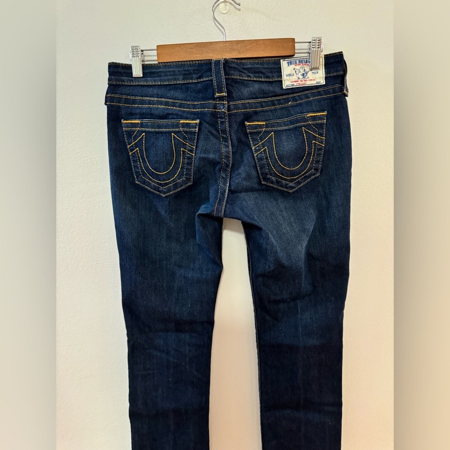Pre-Owned W28xL33 True Religion Dark Blue Straight Jeans