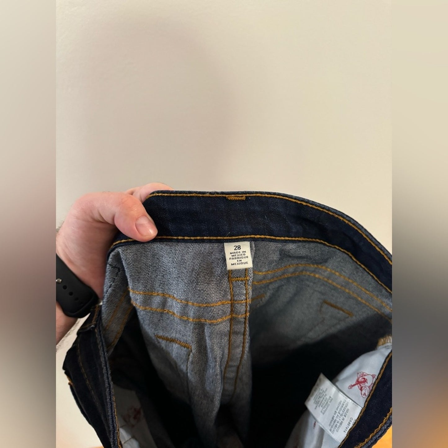 Pre-Owned W28xL33 True Religion Dark Blue Straight Jeans
