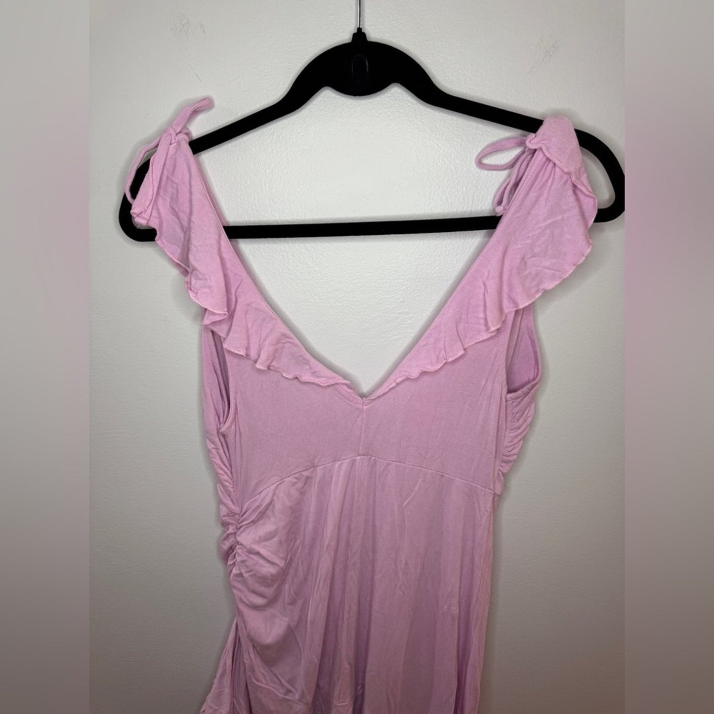 Pre-Owned SM Wild Fable Pink Front Tie Dress