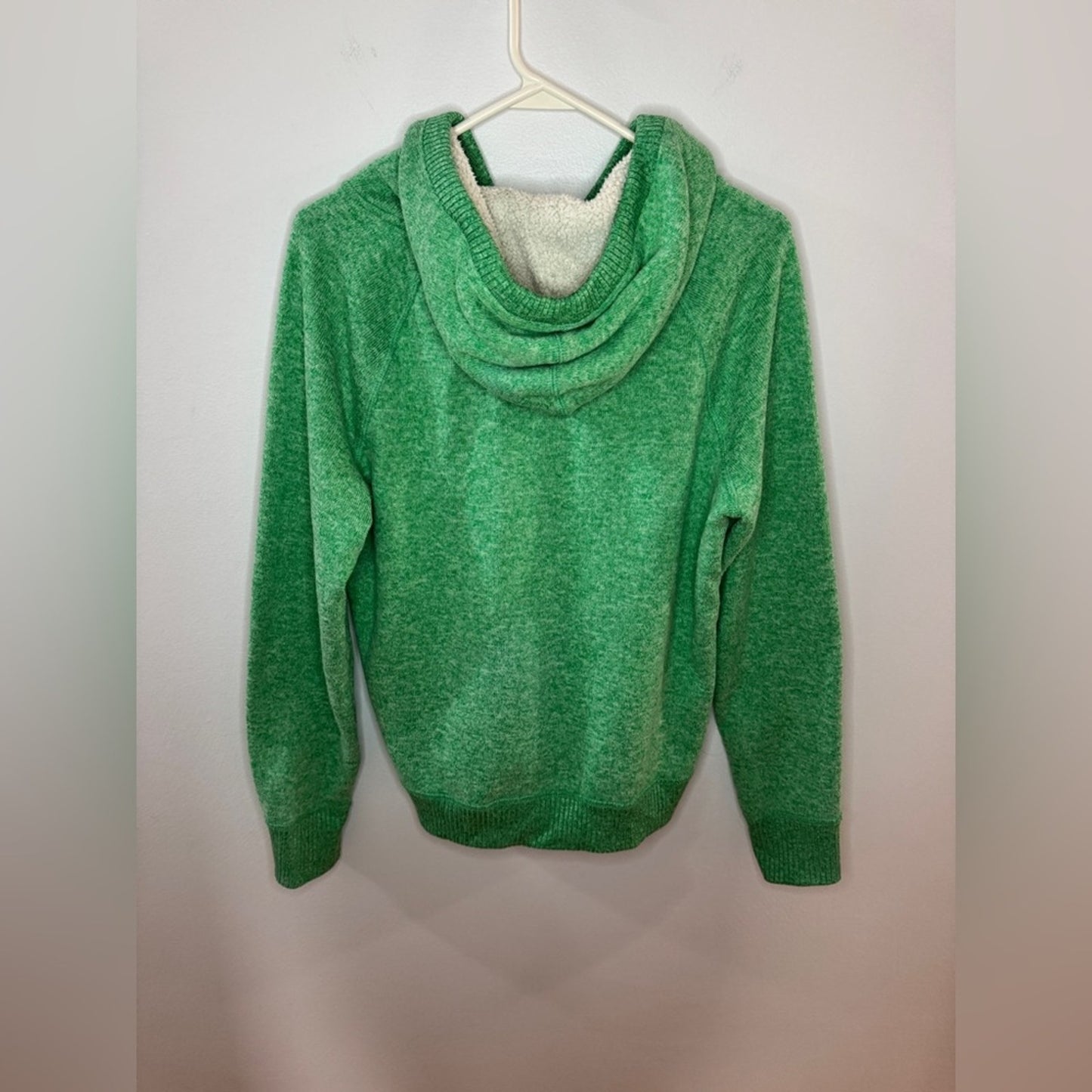 Pre-Owned XL American Eagle Green Knitted Zip-Up Hoodie