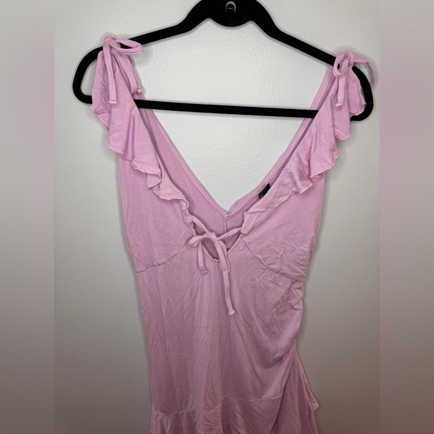 Pre-Owned SM Wild Fable Pink Front Tie Dress