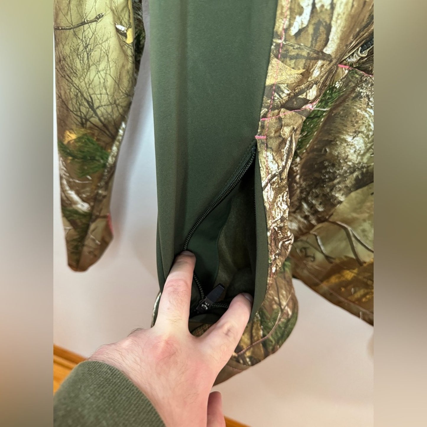 Pre-Owned MD Under Armour Real Tree Camo Half Zip Jacket
