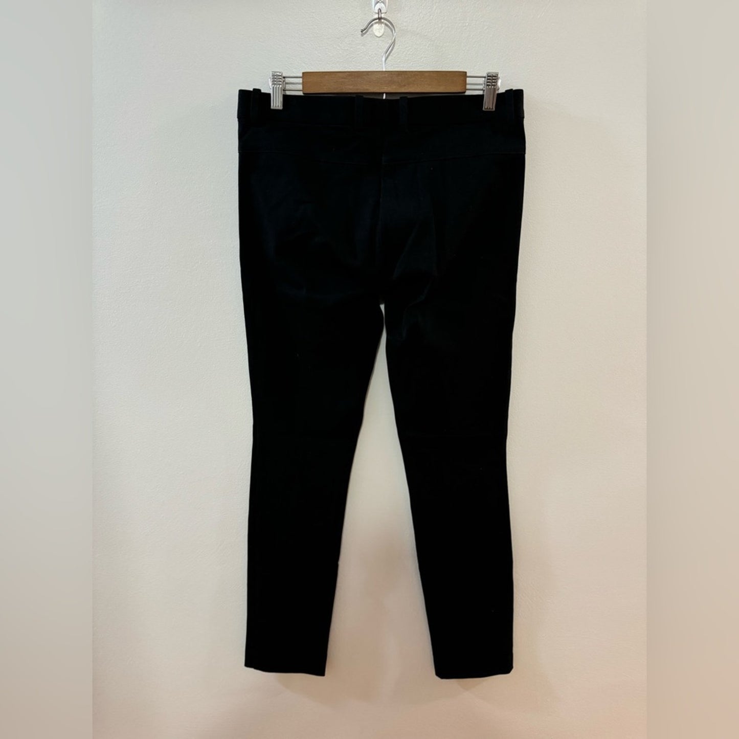 Pre-Owned Size 8 Regular Gap Black Stove Pipe Dress Pants