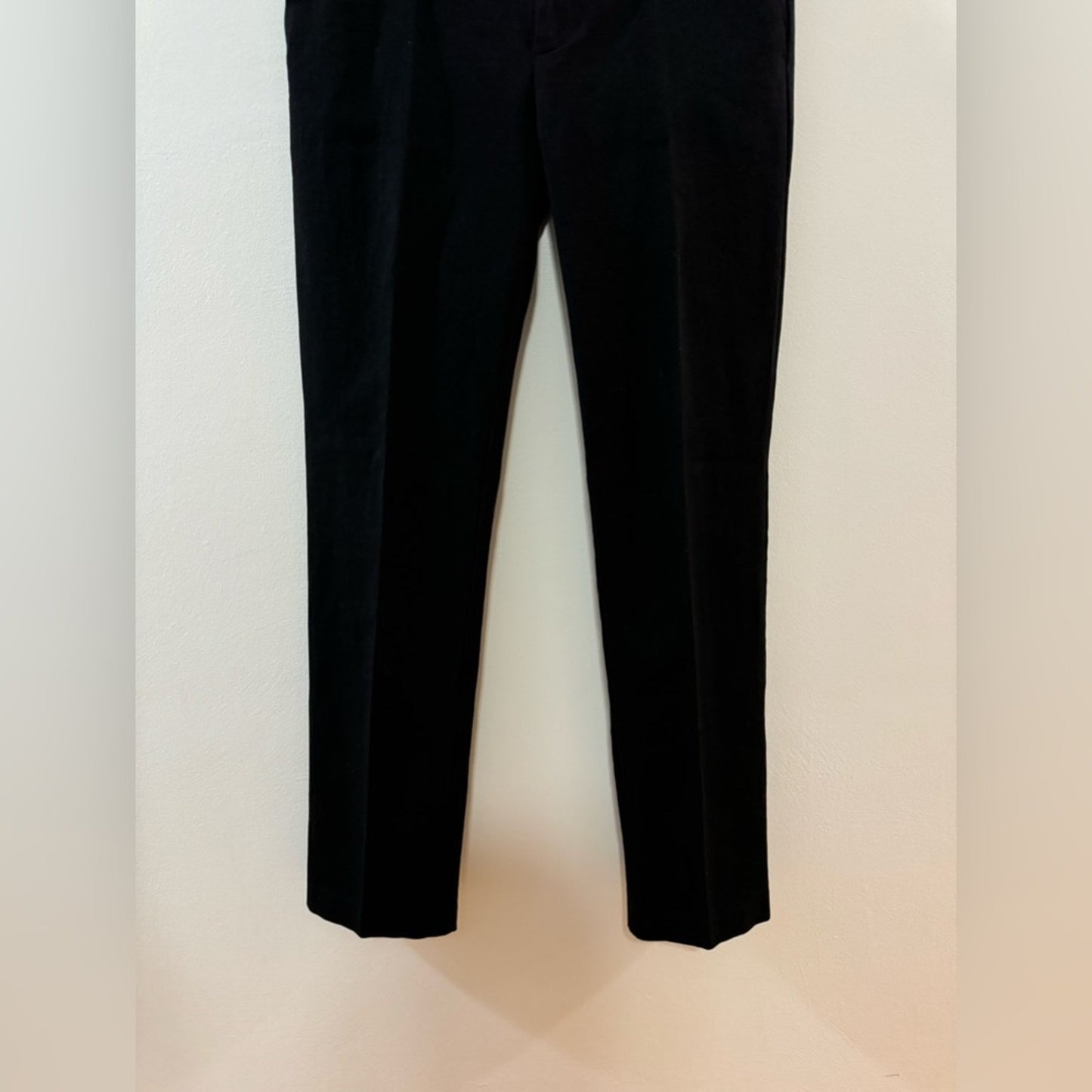Pre-Owned Size 8 Regular Gap Black True Straight Dress Pants