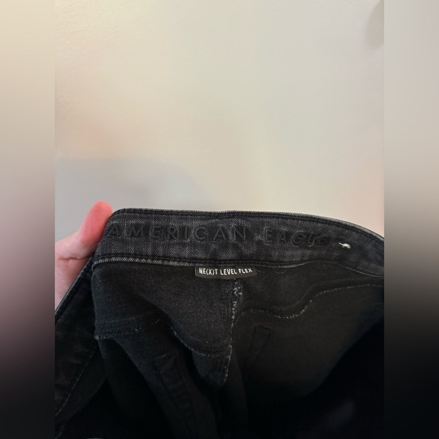 Pre-Owned W36xL30 American Eagle Black Slim Jeans