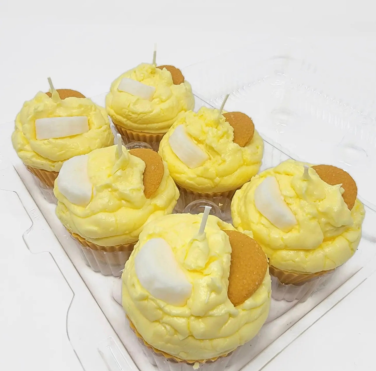 PreOrder Banana Pudding Cupcake Candle - 1 Candle