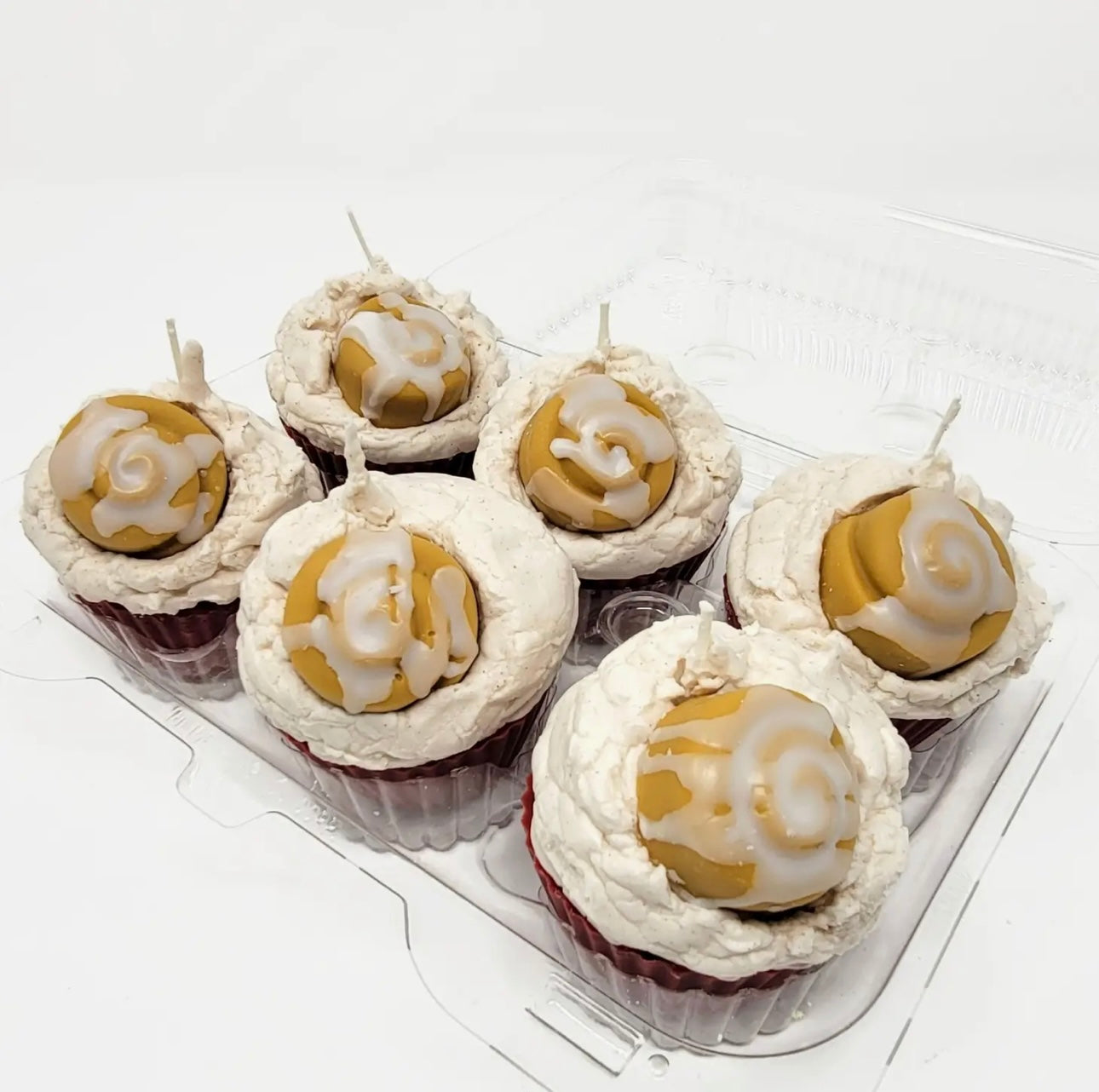 PreOrder Cinnamon Roll Cupcake Candle - 1 Candle