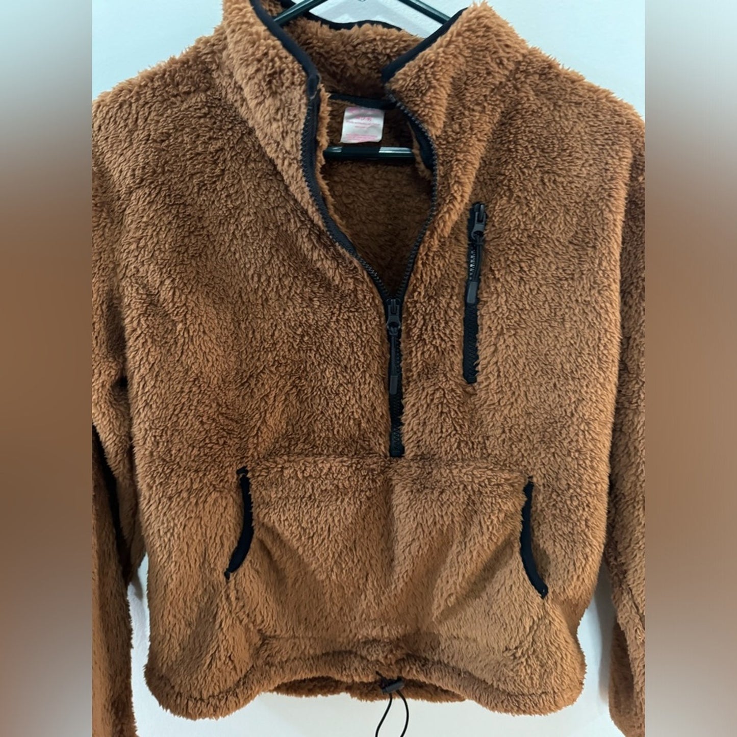 Used MD No Boundaries Brown Fleece Jacket