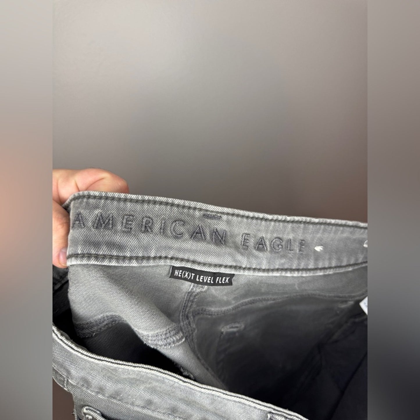 Pre-Owned W30xL34 American Eagle Grey Slim Jeans