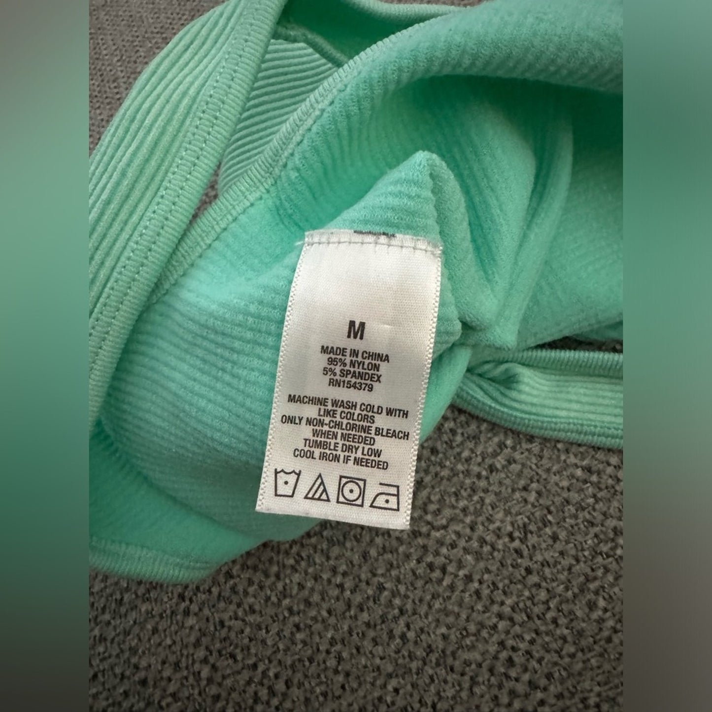 Pre-Owned MD Aeropostale Green Seriously Soft Tank Top