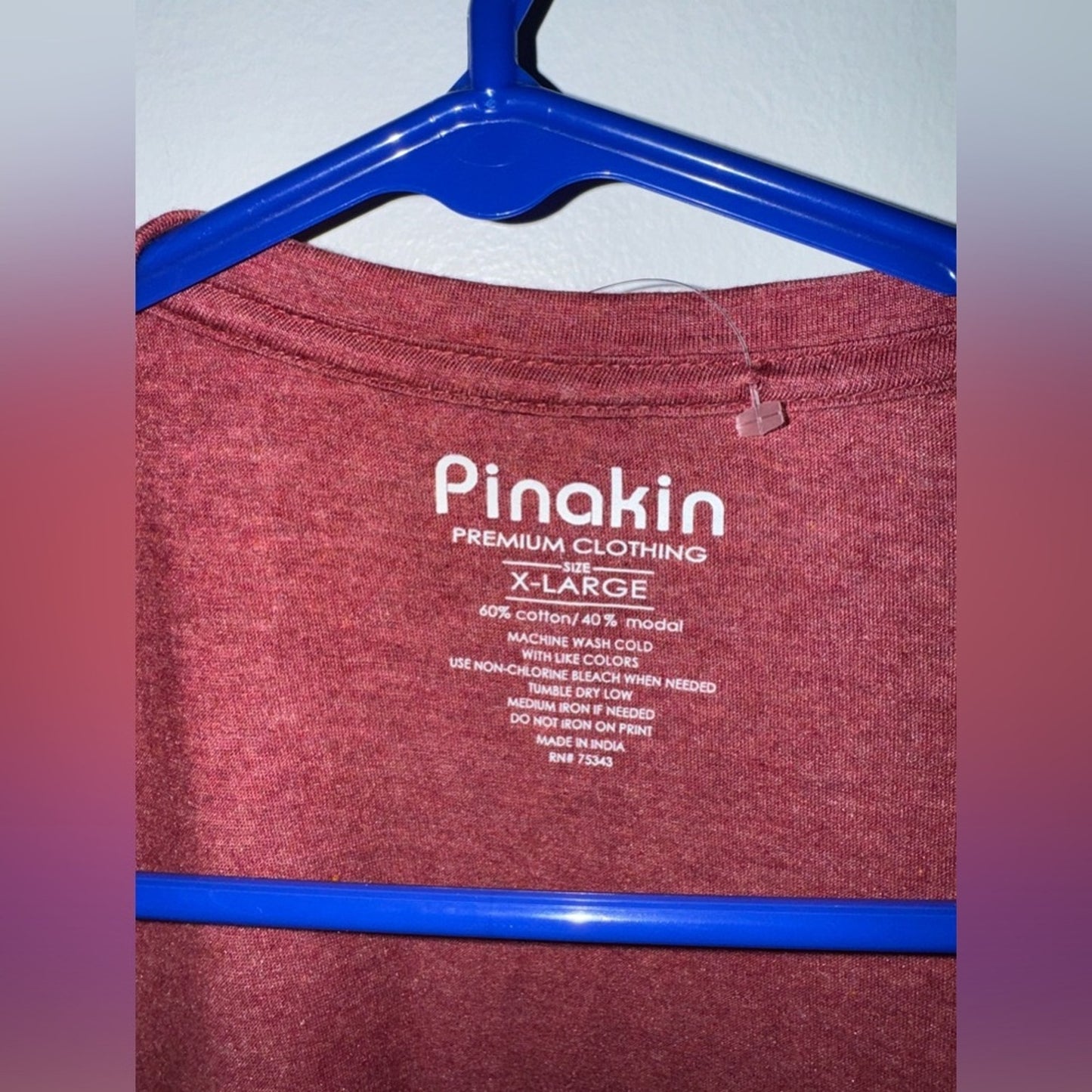 Pre-Owned XL NWOT Pinakin Red Short Sleeve T-Shirt