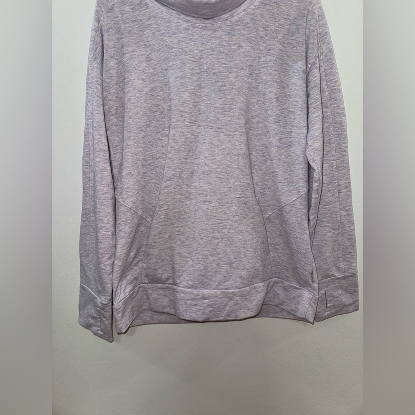 Pre-Owned MD RBX Light Heather Grey Turtleneck Sweatshirt