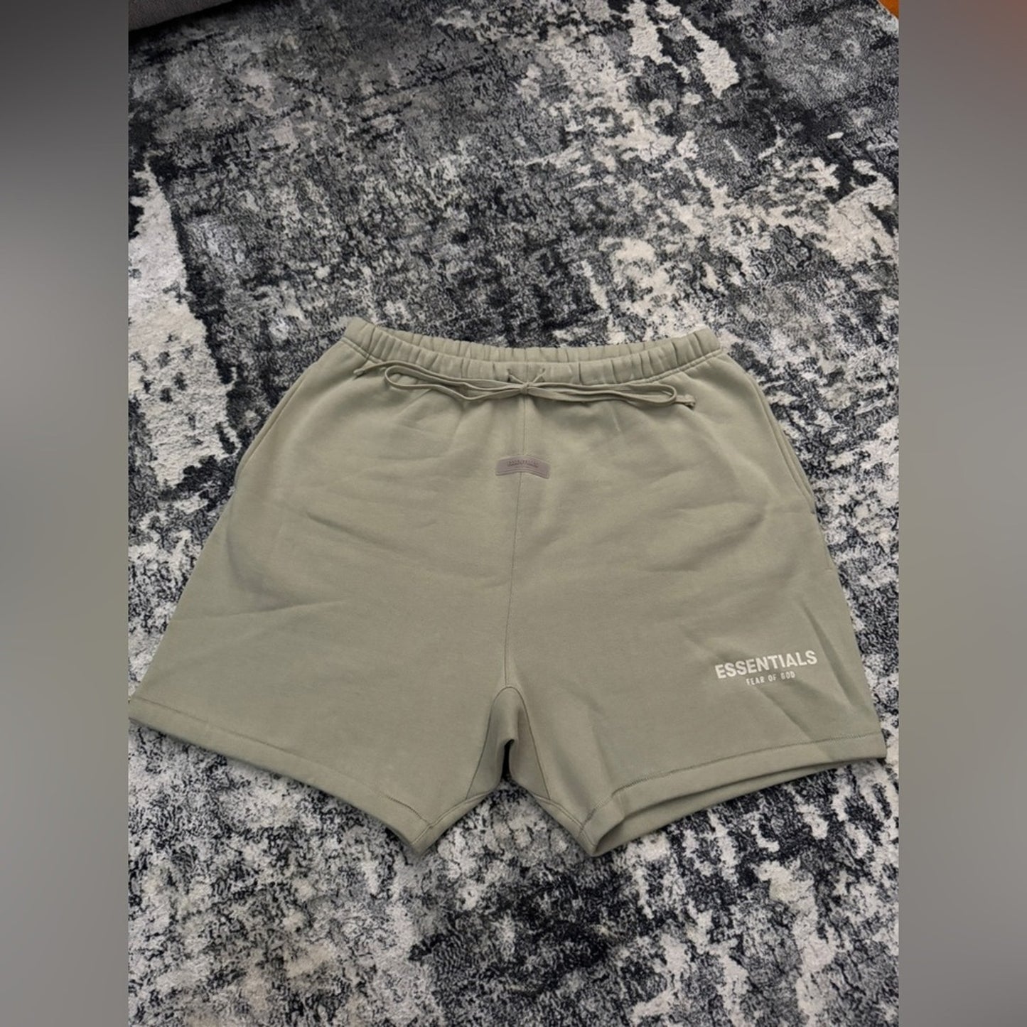 Pre-Owned XL Fear of God Essentials Seafoam Sweatshorts
