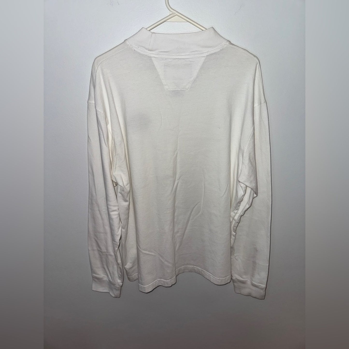 Pre-Owned XL Harley Davidson White Embroidered 2005 Long Sleeve Shirt