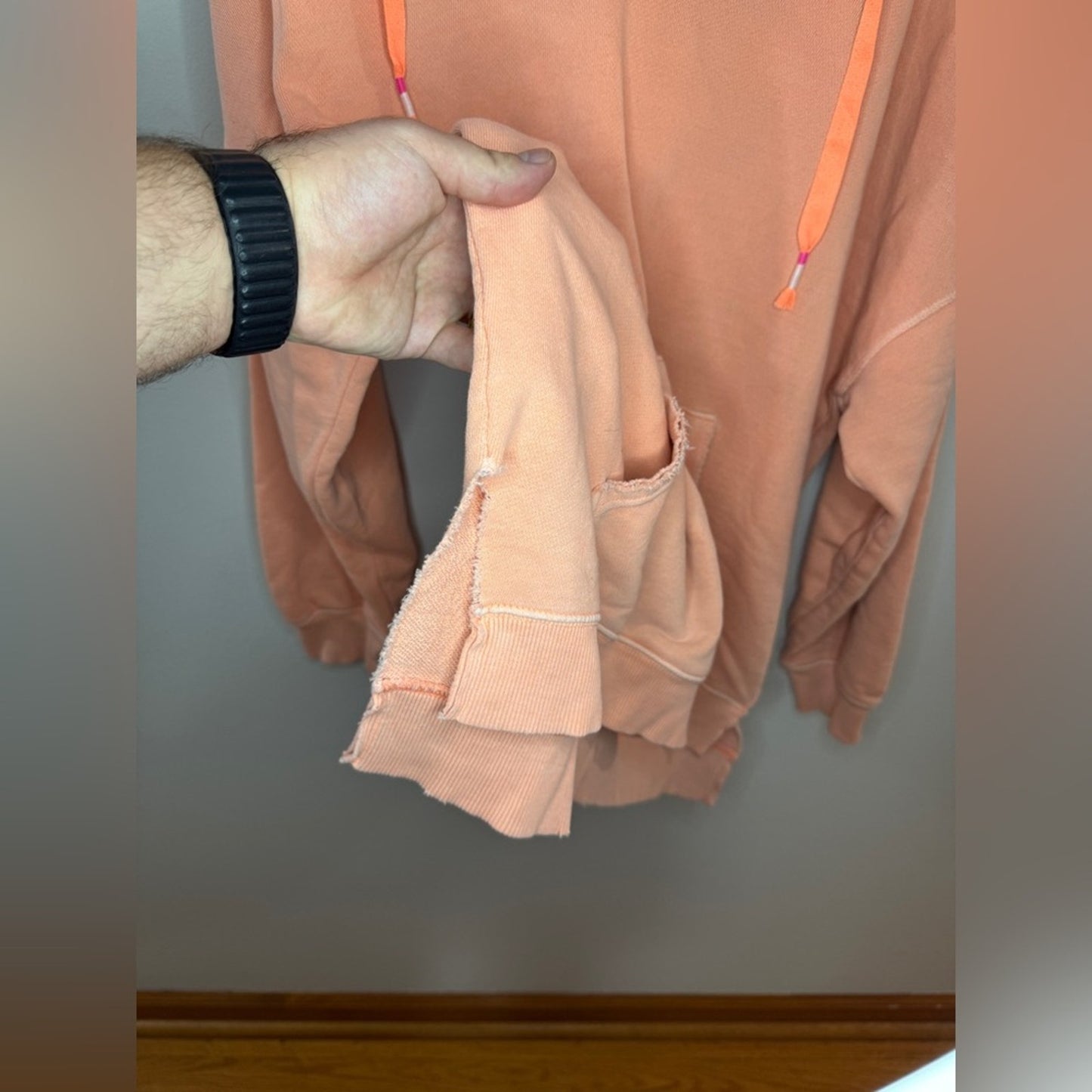 Pre-Owned MD Aerie Peach Oversized Hoodie