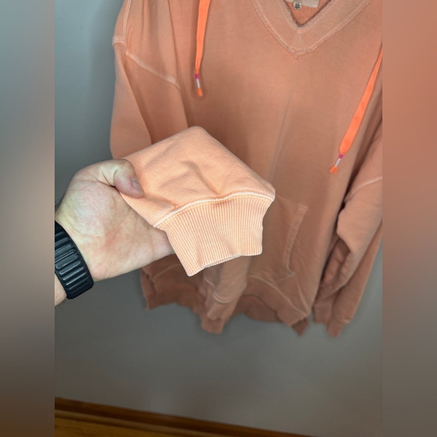 Pre-Owned MD Aerie Peach Oversized Hoodie