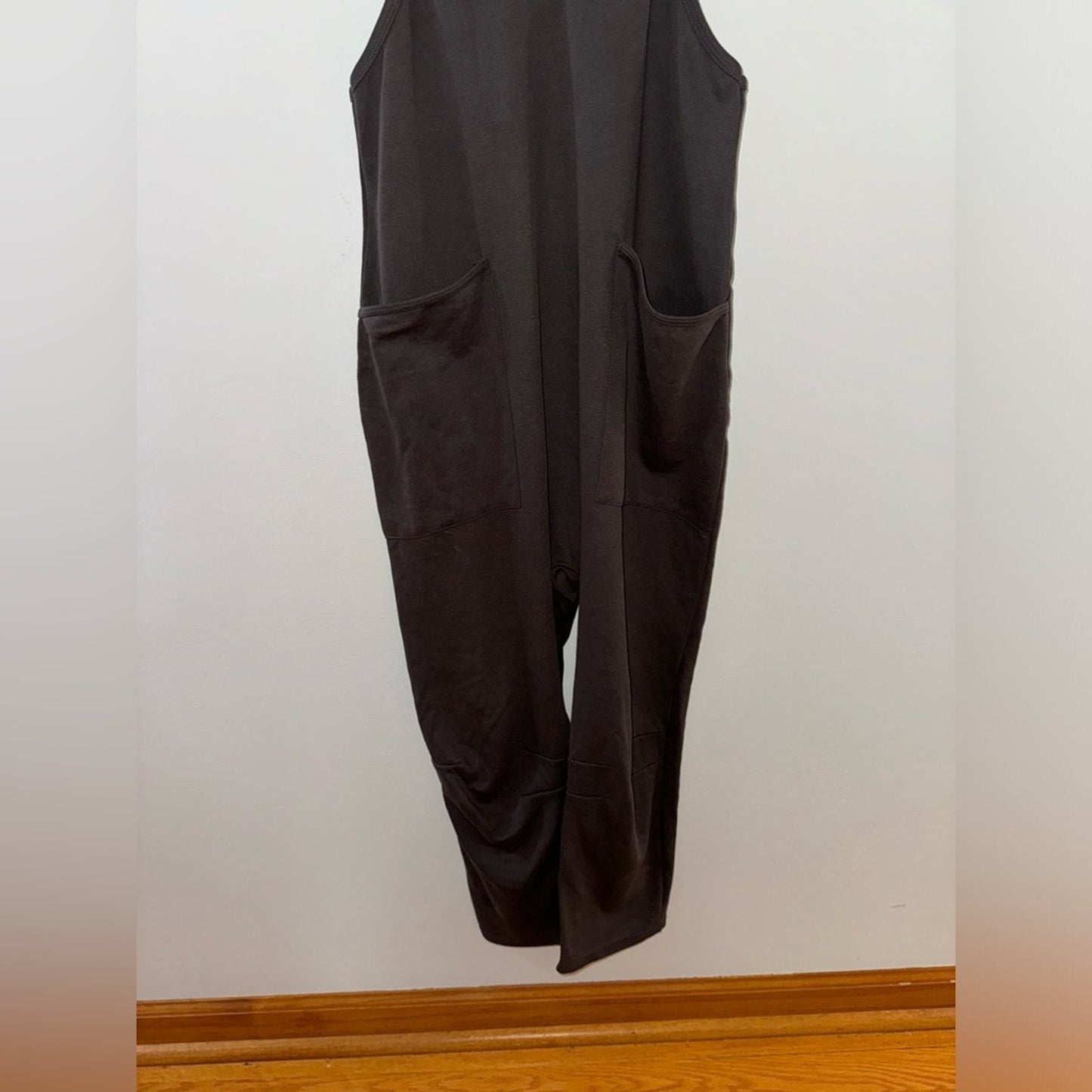 Pre-Owned SM Unbranded Dark Grey Zipper Jumpsuit