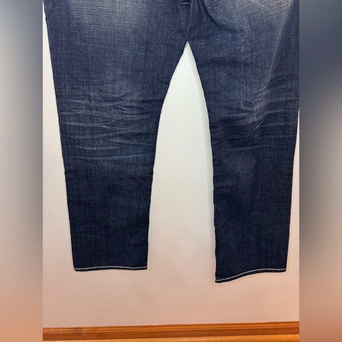 NWT W38xL32 Affliction Dark Blue Bootcut Jeans