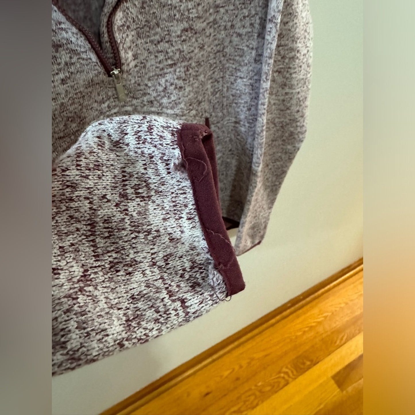 Pre-Owned MD Kyodan Outdoor Maroon Quarter Zip Jacket