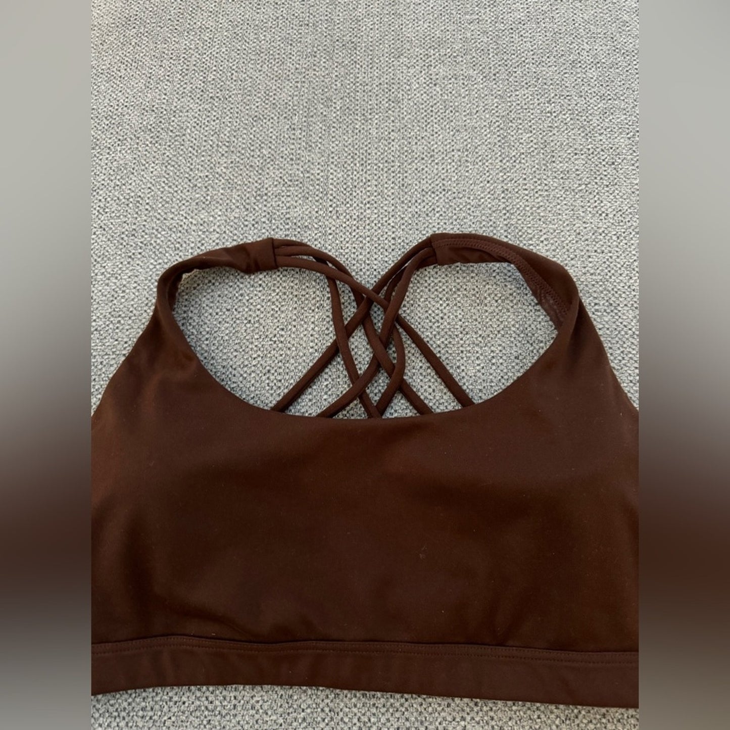 Pre-Owned LG Victoria’s Secret Red Cross Back Sports Bra