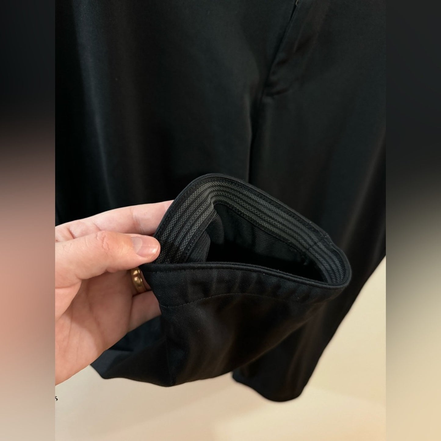 Pre-Owned LG Nike Black Athletic Stretchy Capris
