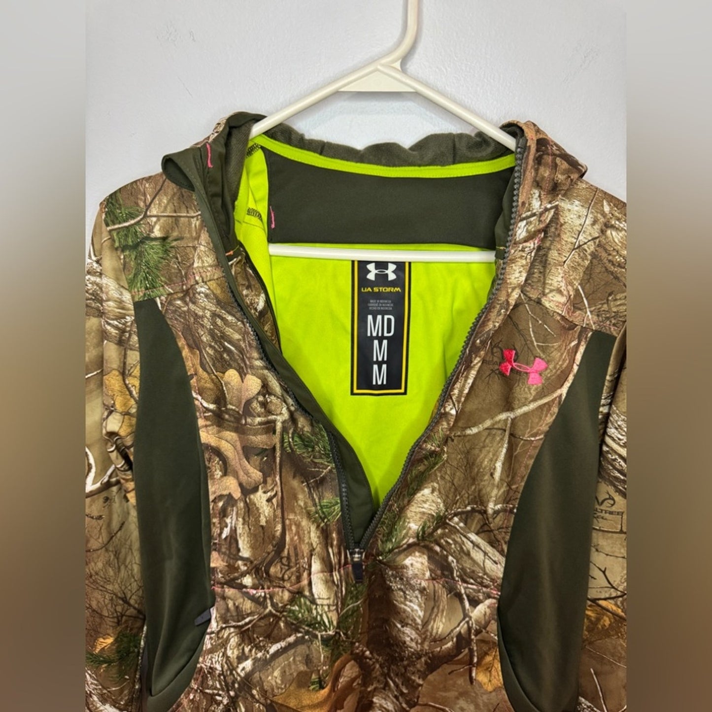 Pre-Owned MD Under Armour Real Tree Camo Half Zip Jacket